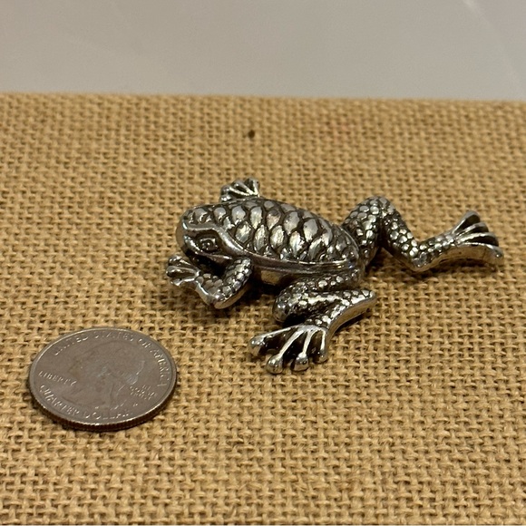 Brighton Jewelry Brighton Silvertone Frog Brooch Poshmark